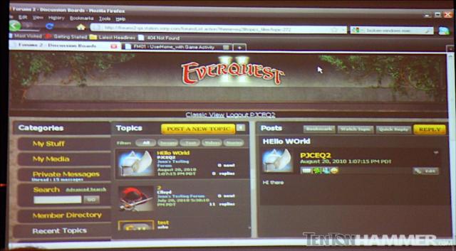 EverQuest 2 Forums 2.0 Concept